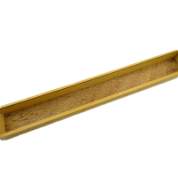 Franse houten breinaalden doos vintage