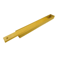 Franse houten breinaalden doos vintage