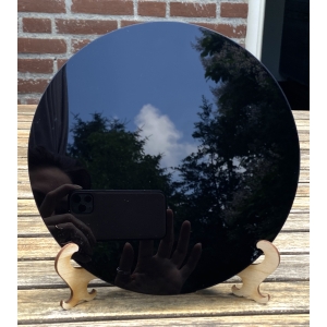 Black mirror - zwarte spiegel 20cm