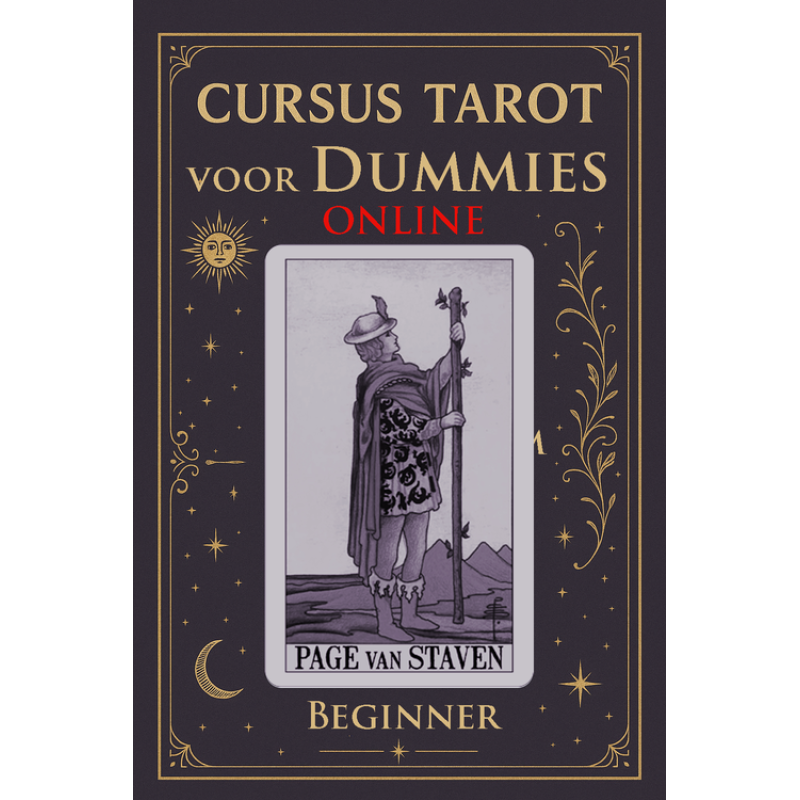  Tarot voor 'dummies'  ONLINE Cursus met begeleiding